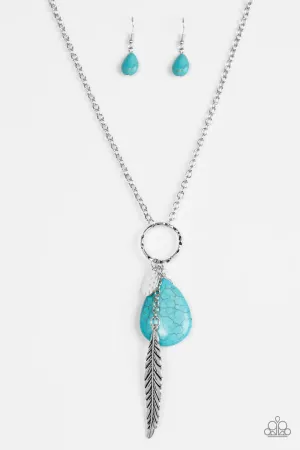 Paparazzi Necklace ~ Canyon Quest - Blue