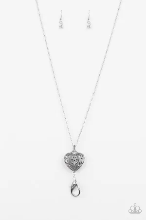 Paparazzi Necklace ~ Charmingly Casanova - White