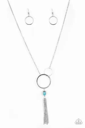 Paparazzi Necklace ~ Offshore Odyssey - Blue