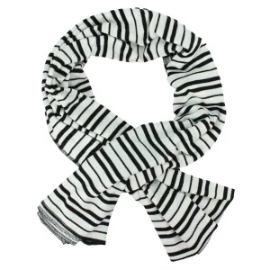 Rib Stripe Oblong Scarf