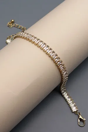 Show Up In Style Baguette Bracelet