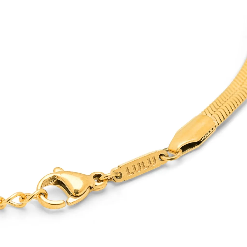 Snake Bracelet gold plated - Gold plated