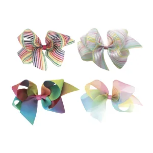 Specialty 5” Rainbow Bows - Select Style