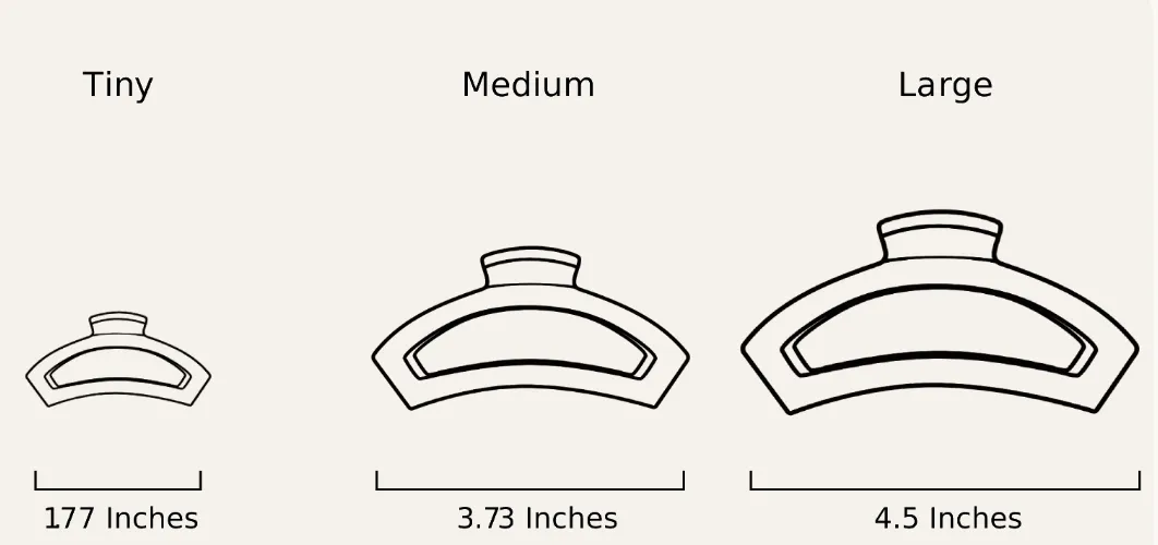 teleties large hair clip - tortoise