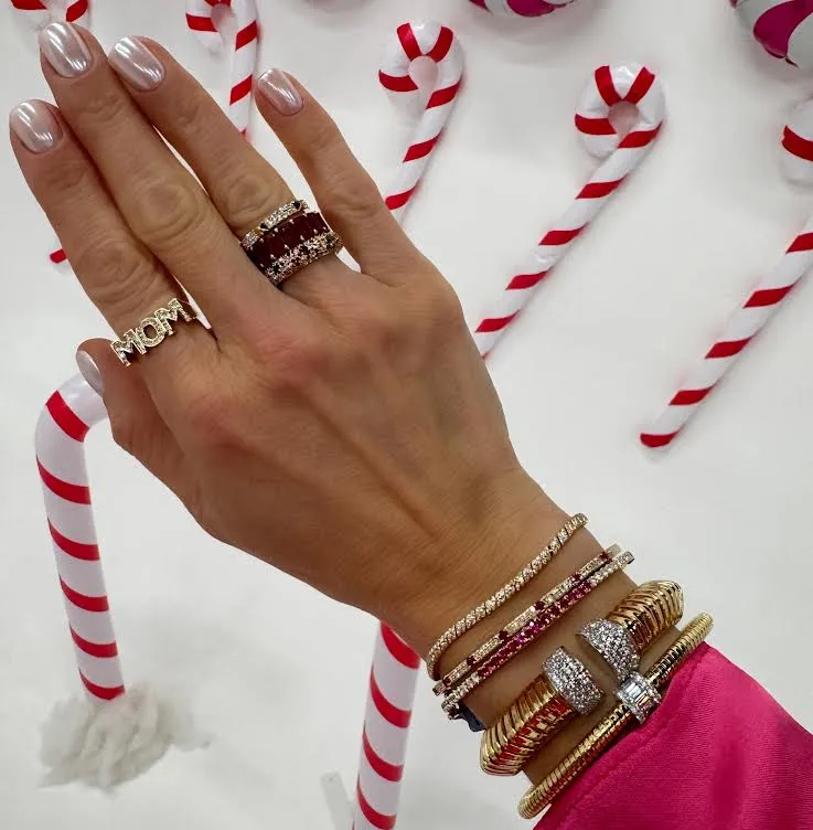 The Ultimate Diamond Mom Stacking Ring