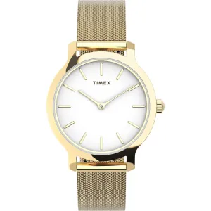 Timex Women 31 mm Size White Dial Analog Watch -TW2U86800