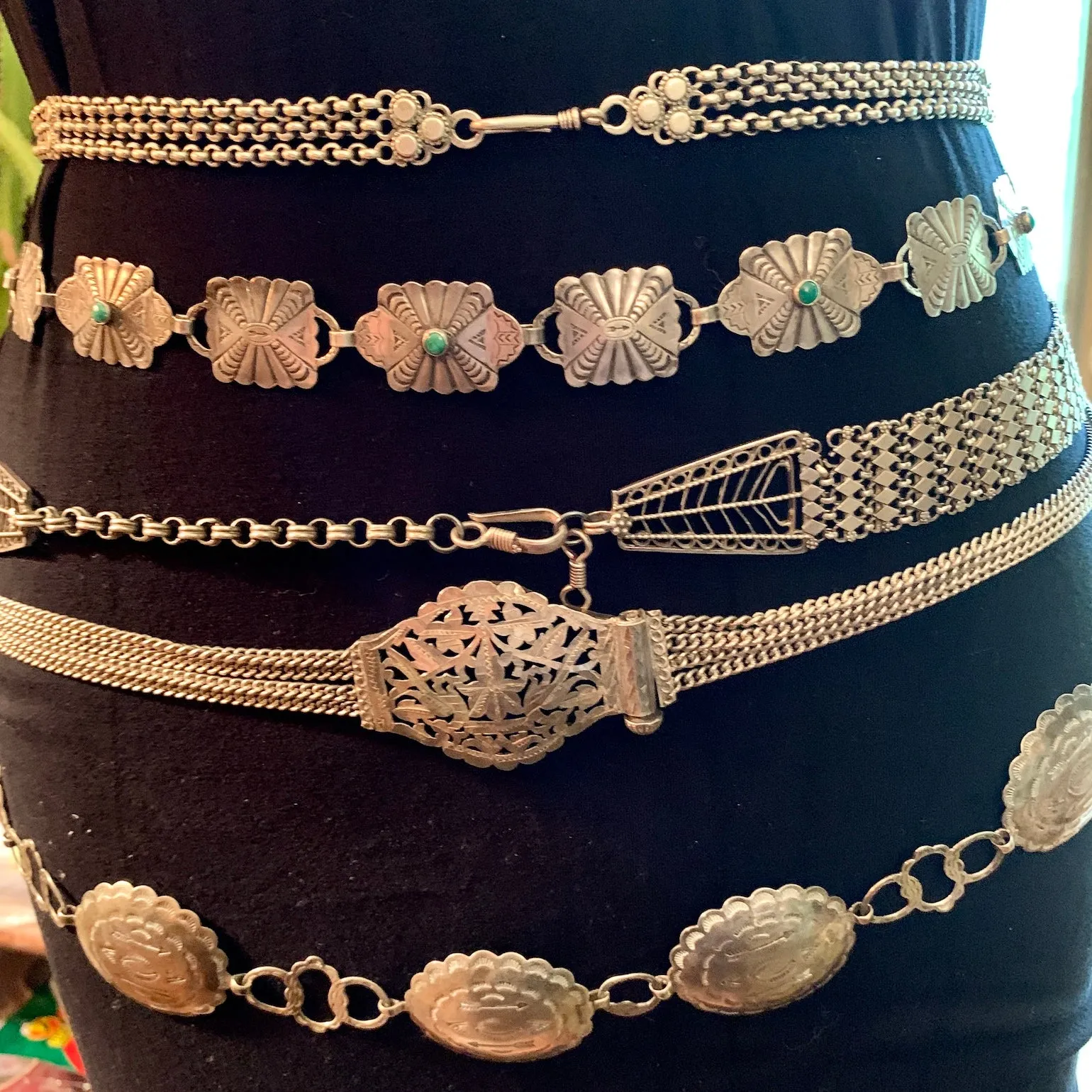 Vintage Silver Belt, India